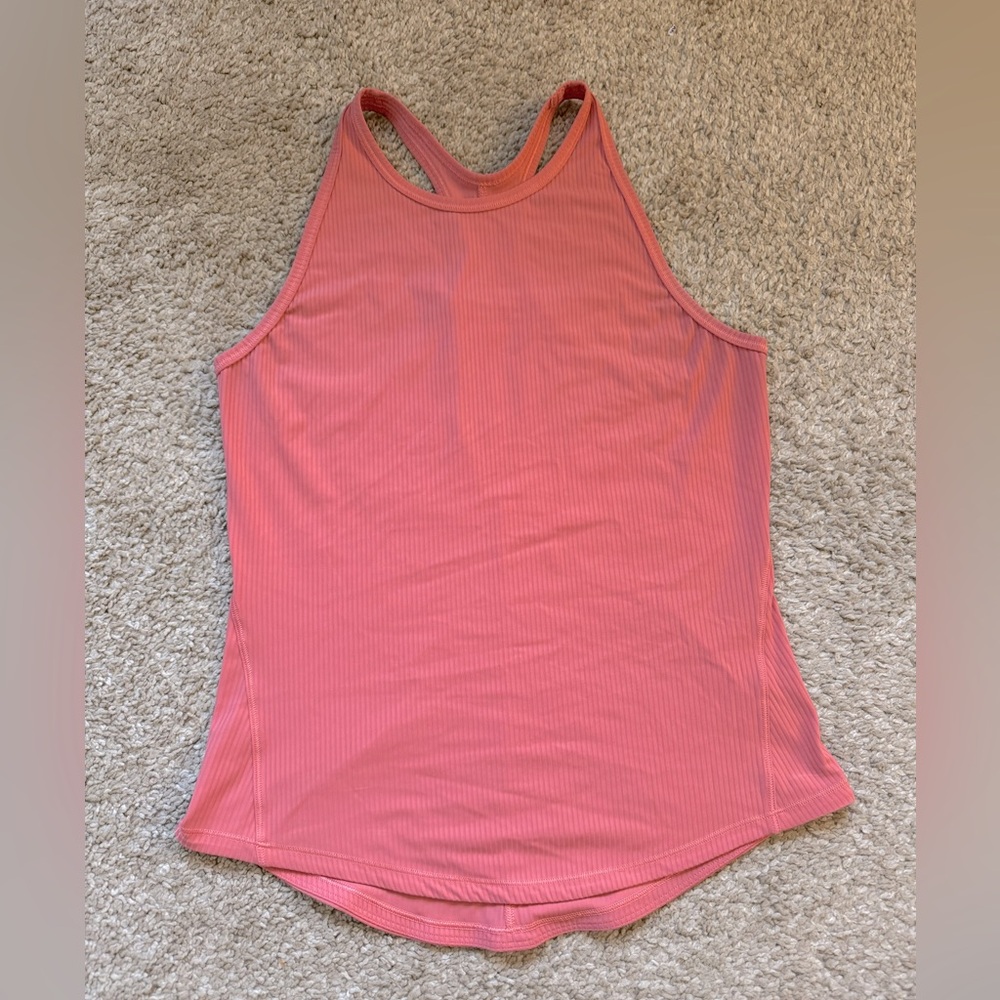 Pink Lululemon workout tank